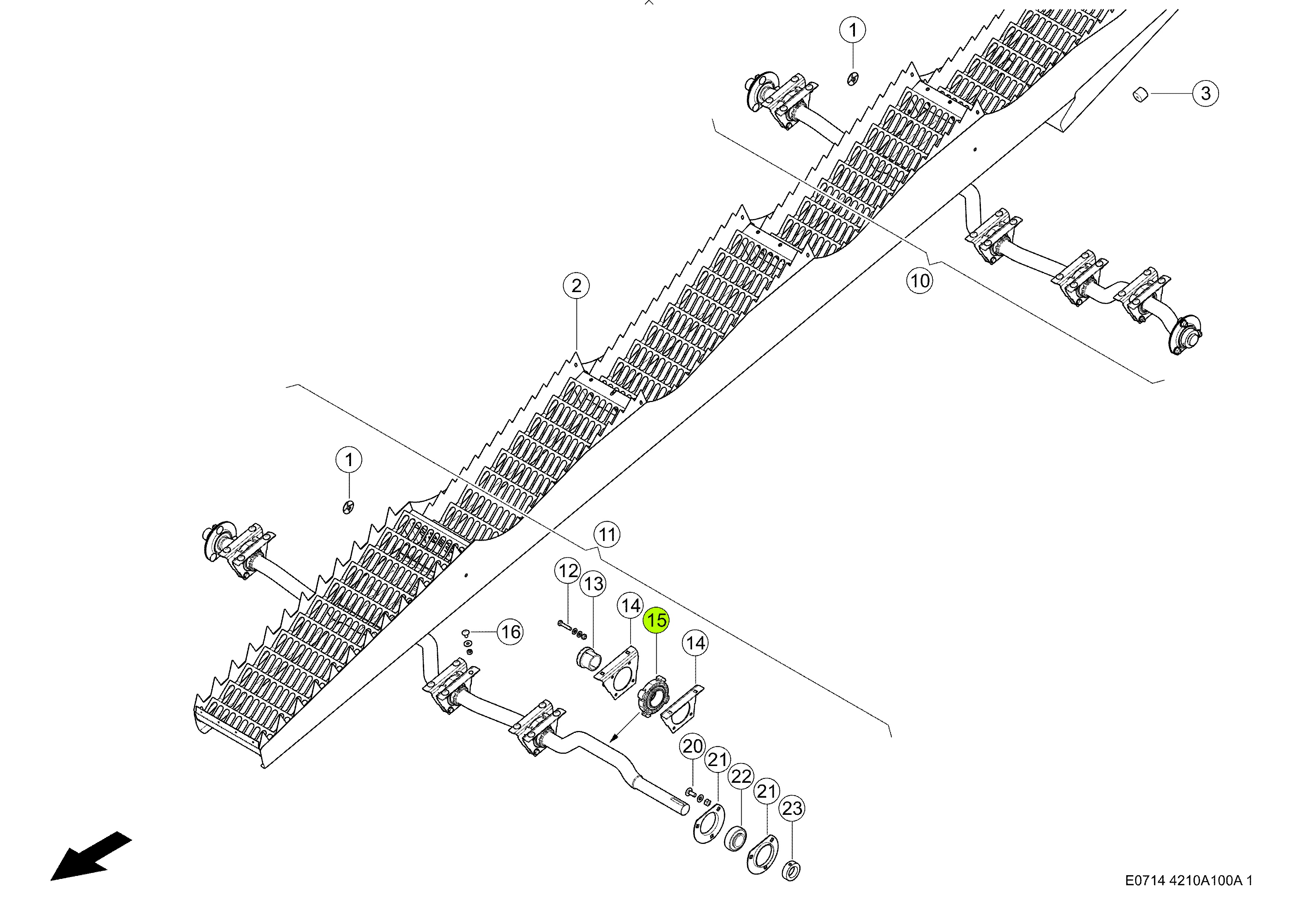 Підшипник фланцевий Claas 792701 Original